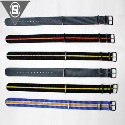 China Fashional Factory Wholesale Polyester Watch Strap OEM Fashion 35mm Watch Band for sale