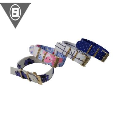 China Fashional Fashion Luxury NEW Flexible 24mm Polyester Nylon Watch Straps For Sale for sale