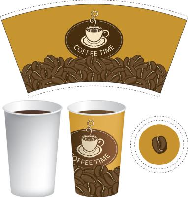 China Hot Selling Custom Printed Paper Coffee Cup for sale