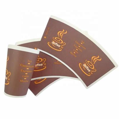 China Factory direct sales pe coated paper rolls for paper cups coated fan roll Best Price Good Quality Custom Printed Paper Cup Fan for sale