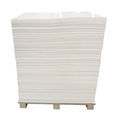 China pe coated/uncoated paper sheet for paper 100% virgin wooden pulp Food grade cardboard pe coated paper cup sheet for drinking for sale