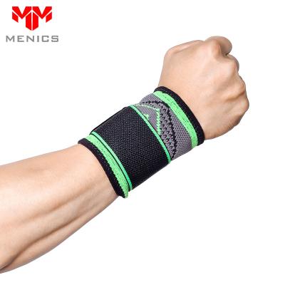 China Adjustable Elasticity Breathable Sports Wrist Support Protector Manufacturer Wrist Band Support Brace Wraps for sale