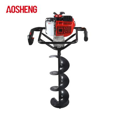 China Gasoline Drill 52cc 52cc Gasoline Earth Drilling Rig 2 Stroke Drilling Equipment Gasoline Drilling Rig for sale