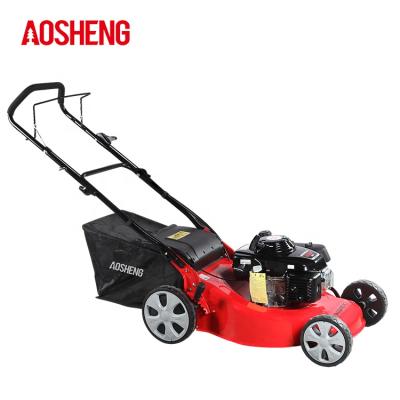 China AOSHENG 4-Stroke Mower Parts 163cc Lawn Mower Gardening Tools High Quality Lawn Mower for sale