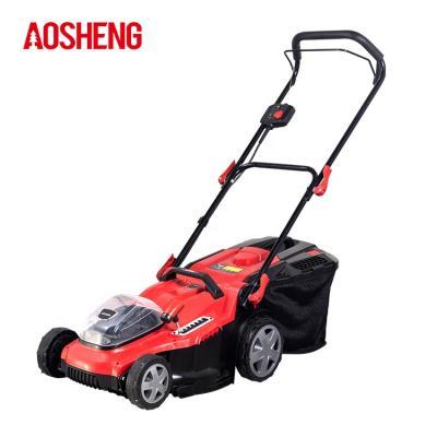 China AOSHENG 40V lithium battery cordless lawn mower high quality electric lawn mower for sale