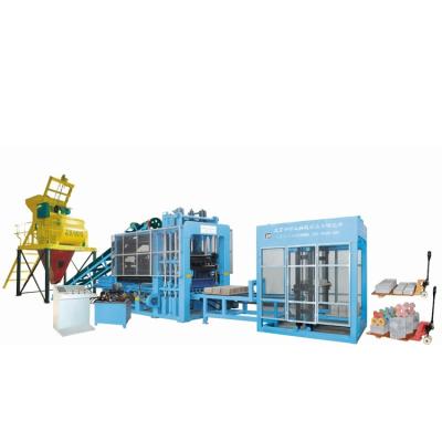 China Hydraulic FLY ASH ZCJK QTY6-15 Full Automatic Cement Brick Making Machine for sale