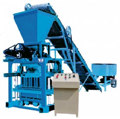 China Hot Selling Building Material Stores ZCJK QTJ4-40A Semi-automatic Concrete Block Making Machine Price for sale