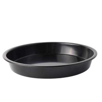 China Sustainable Mold Pan Pizza Tray Non-Stick Carbon Steel Round Baking Utensils for sale