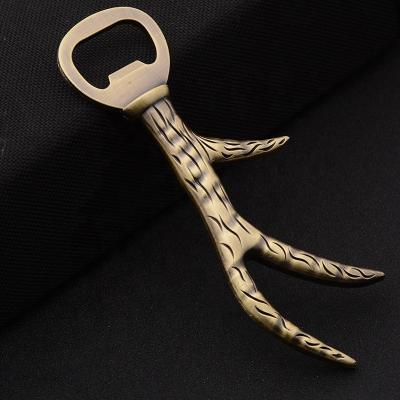 China Wholesale Cheap Wine Corkscrew Corkscrew Metal Shape Novelty Corkscrew Antler Metal Manufacturer Corkscrew Promotional Gifts for sale