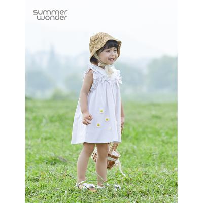 China Wholesale Breathable Little Daisy Kawaii Children 1 Year Old Baby Summer Dress Princess Dresses for sale