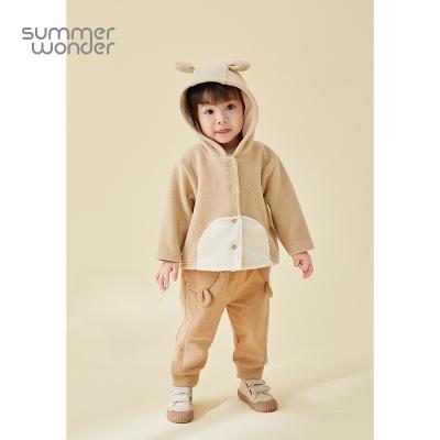 China New Toddler Autumn Clothing Fashion Thin Coat Long Sleeve Infant Top Baby Kids Hooded Coat for sale