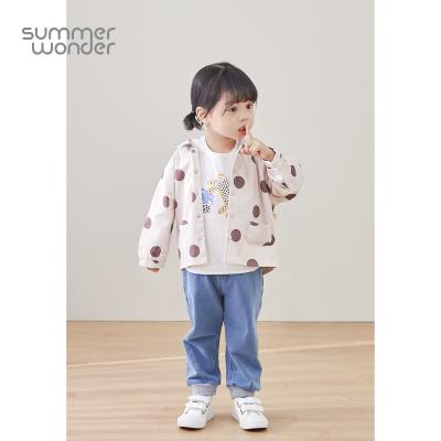 China Baby 2021 New Style Sustainable Children Korean Kids Clothing Spring Coat Fashion Children Tops for sale