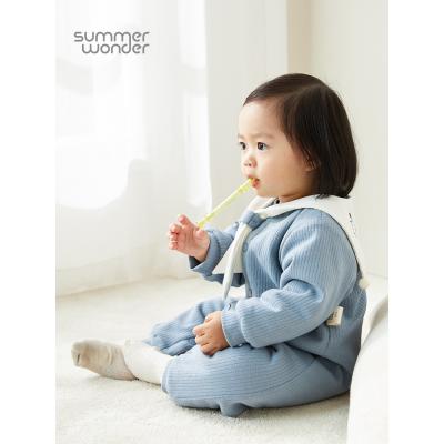 China Baby Jumpsuit Ropa De Bebe Winter Casual Fleece Lined Thickened 100% Fleece Lined Baby Clothes For Boys And Girls for sale