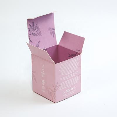 China Recyclable Cheap Custom LOGO Printed 12oz Cardboard Insert Packaging Box With Art Paper Box for sale