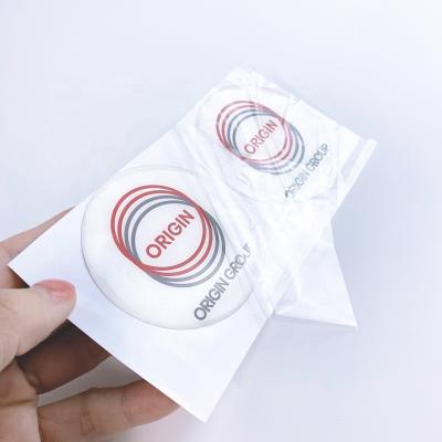 China LOGO Printing 3d Clear Dome Gel Sticker Waterproof Cheap Custom Resin Epoxy Stickers for sale