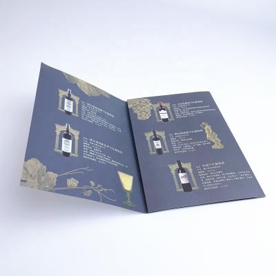 China Jewelry Packaging Custom Flyers Folded Flyer Flyer Printing Service Video Brochure 7 Inch for sale