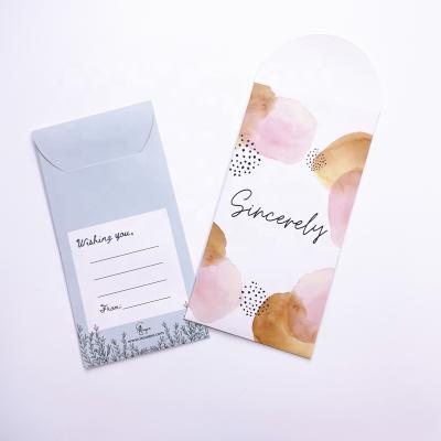 China Custom Gift Envelope Low MOQ Packaging Budget Envelope Pocket Fancy Envelope Design for sale