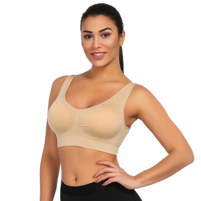 China Sports underwear viable women running shockproof lift up beauty back fail plus size top sports bra vest yoga sports bra for sale