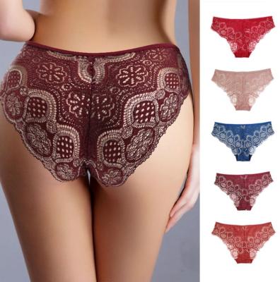 China Sexy Seamless Hip Thong Panties Women Plus Size Underwear High Lift Waist Lace Up Sexy Panties for sale