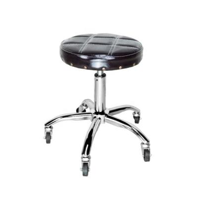 China Black Beauty Living Room Furniture Cosmetic Stool Durable Material Salon Adjustable Height Lift Removable for sale