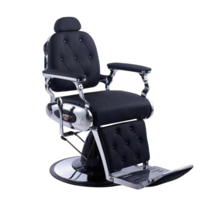 China Commercial Modern Hydraulic Synthetic Hair Salon Leather Barber Chair Hair Salon Chair Durable Material for sale