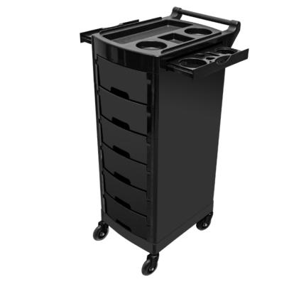 China Stable Movable Professional Beauty Hairdressing Trolley With Drawers For Stylist Barber Shop Beauty Furniture Trolley Trolley for sale