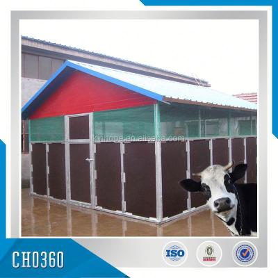 China Hot Sale Galvanized Steel Cattle House Cow Shelter For Sale 5M x 6M for sale