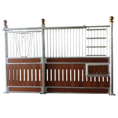 China Q235 metal frame Good quality hot dip galvanization horse equipment horse stable stall door panel for sale