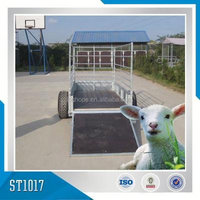 China Truck Trailer Cattle Livestock Trailer for sale