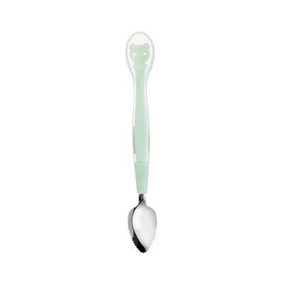 China Viable Scratching Mud Spoon Stainless Steel Spoon Baby Spoon Logo Scratching Handheld Custom for sale