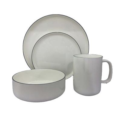 China CLASSIC Top Selling Ceramic Coffee Cup & Saucer Afternoon Tea Cup & Saucer Set for sale