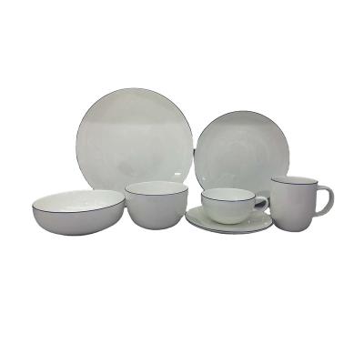 China CLASSIC Design Professional Coffee Cup Set Ceramic Tea Cup And Saucer Set for sale