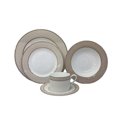 China Wholesale CLASSIC Cup Set Coffee Cup and Saucer Porcelain Bone China Ceramic Tea Cup for sale