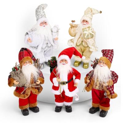 China Home Decoration Santa Claus Christmas Figurine Figure Indoor Red Holiday Party Decoration Xmas Decor Christmas gift14In for sale