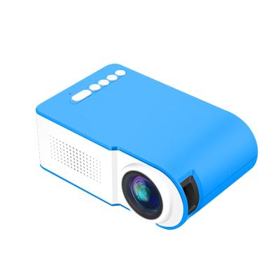 China Cheap Price 4K Video1400 Mini Projector USB Multi-screen Home Theater Pocketable YG 210 Projector 2021 Lumens for sale