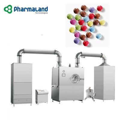 China Pill.tablet PJGB-150E small automatic multiple automatic coating machine high efficiency sugar peanut special enrobing machine for sale