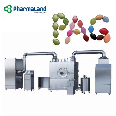 China Pill.tablet PJGB-75D High Efficiency Automatic High Speed ​​Extended Power Medicated Rotary Enteric Coating Machine Sugar Tablet Vitamins Powder Auto for sale