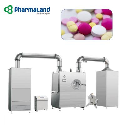 China Pill.tablet PBG-80E Pharmaland Mini Reliable Quality Tablet Coating Machine High Efficiency Sugar Candy Tablet Film Coating Machine for sale