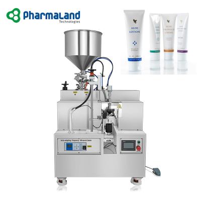 China PHX-002 Food Hand Cream and Face Wash Tube Filling and Small Manual Cosmetic Machine Tube Filling and Sealing Machine for sale