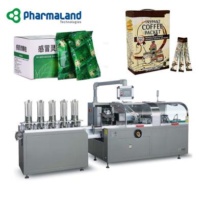 China PJDZ-100D Food Servo 100 Full Servo Blister Machine Cartoning Semi Automatic Cartoning Packing Machine For Pouches for sale