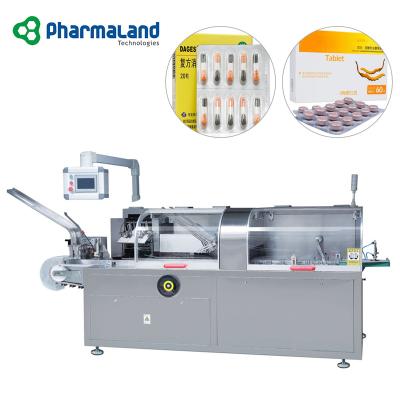 China Full Automatic Small Tablet Food PJDZ-100 Capsule Pill Blister Plate Horizontal Bottle Box Packaging Cartoning Machine for sale