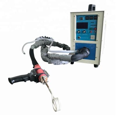 China High Efficiency High Frequency Hand Held Induction 15KW Heater For Metal Heat Treatment for sale