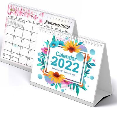 China Fashion Eco-friendly Custom New Printing Daily Planner Desk Rack Table Daily Calendar 2022 for sale