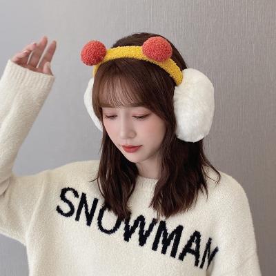 China Wholesale Cute Winter Warmer Girls School Earmuff Furry Earmuffs Winter Warmer Gifts For Women for sale