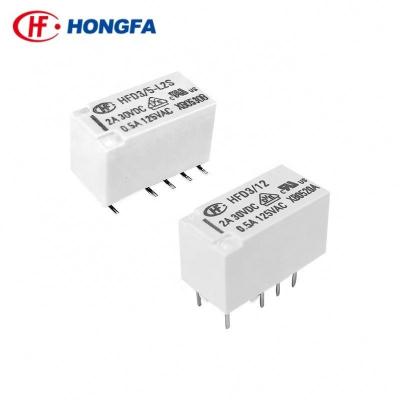 China HFD3 sealed HongFa two groups of conversion Latchng signal relay for sale