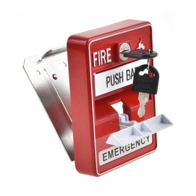 China Red Manual Fire Alarm Pull Station Accessible Metal Pull Station For M3101 Fire Emergency Fire Alarm System for sale