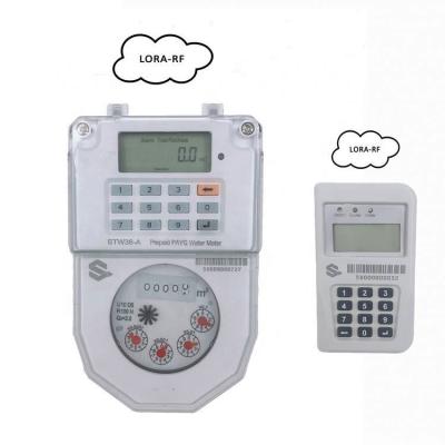 China STW36-A NO Standard 19*10*11CM STS Multi-jet Prepaid Smart Split Keypad Water Meter DN15 for sale