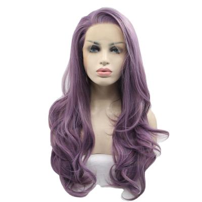 China Lace Front Human Hair Wig, Full Hd Curl Glueless Synthetic Hair Unprocessed Front Lace Wig for sale