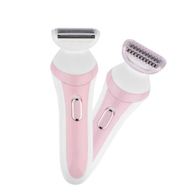 China Hotel Mini Painless Woman Lady Epilator Eyebrow Bikini Hair Trimmer Facial Shaver for sale