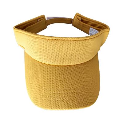 China Fashion\comfortable\durable Supply blank color sun visor sport hat yellow cornice hat Breathable cap for sale